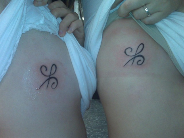 cute matching tattoos for best friends. This is my third tattoo,